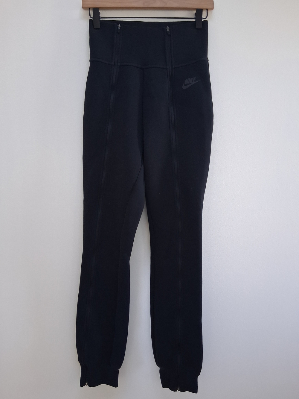Nike Women's Sportawear Tech Fleece High Waisted Zip Pants XL Black FN7129-010